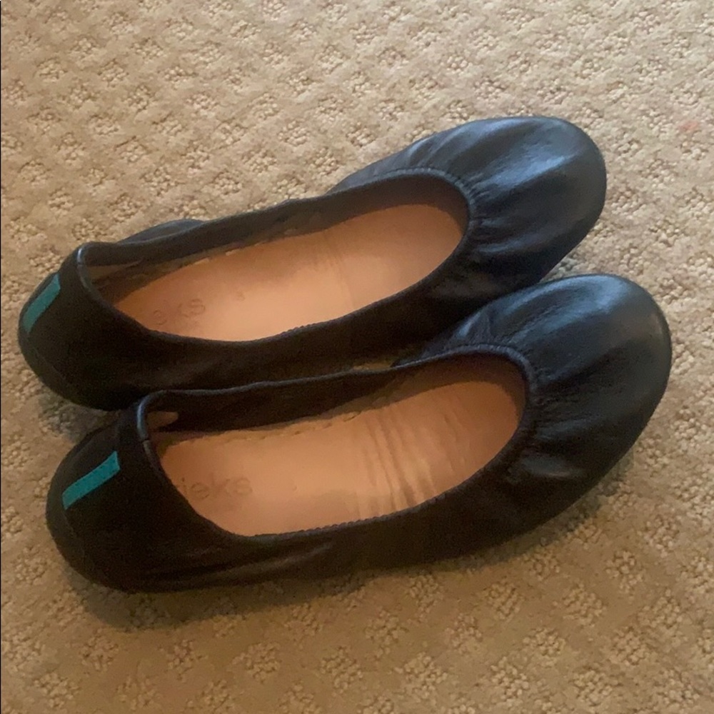 Tieks Matte Black Ballet Flats
